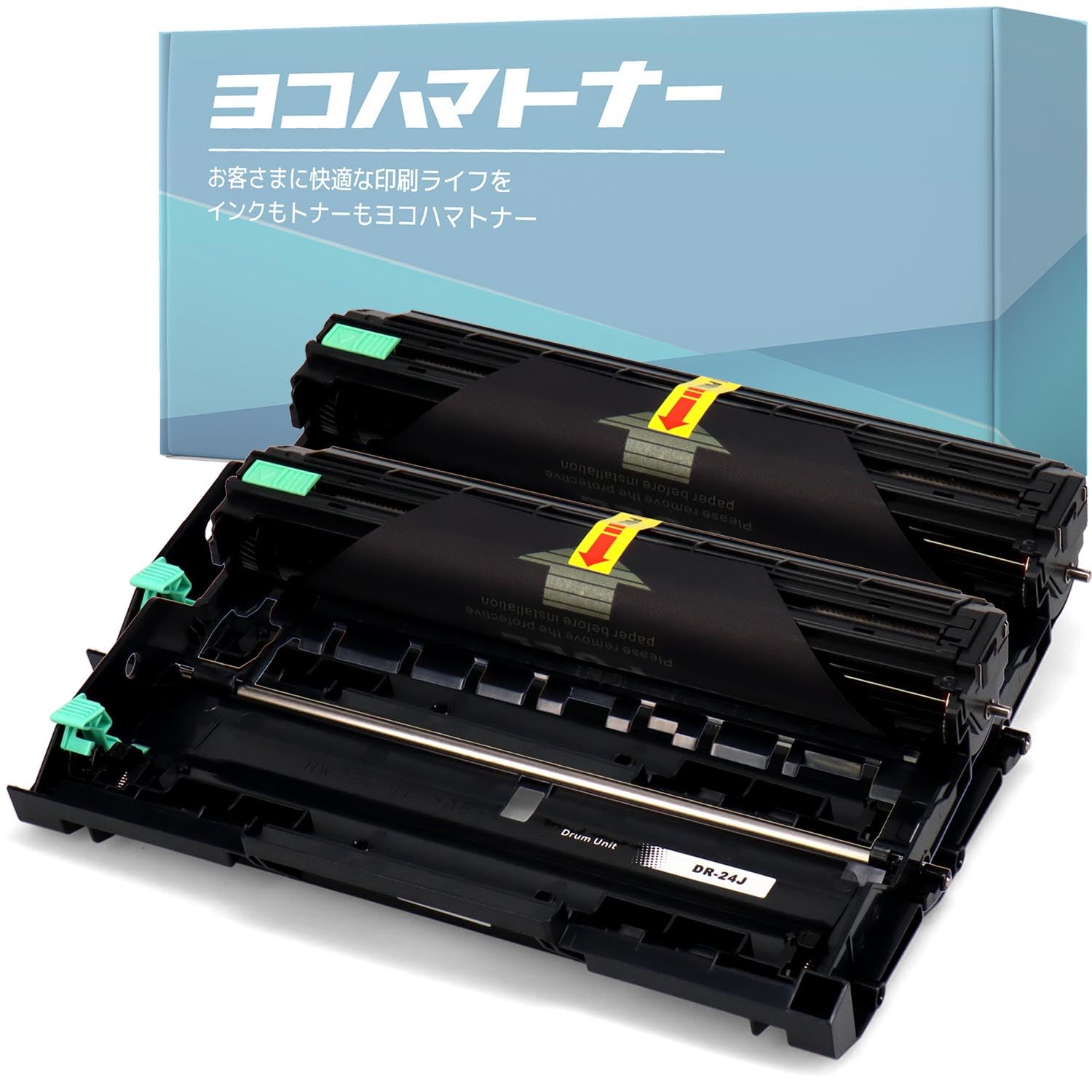Amazon.co.jp: 【横トナ】ブラザー(Brother)用 DR-24J ドラム 2本 互換